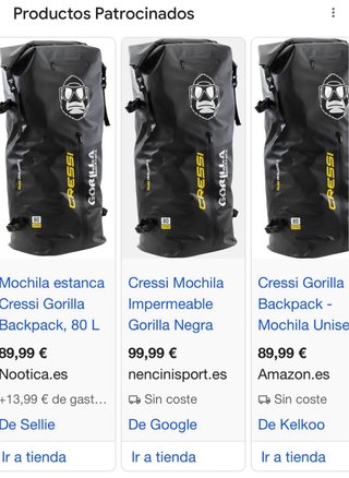 Petate Bolsa Pesca Submarina Gorilla Comando Nueva