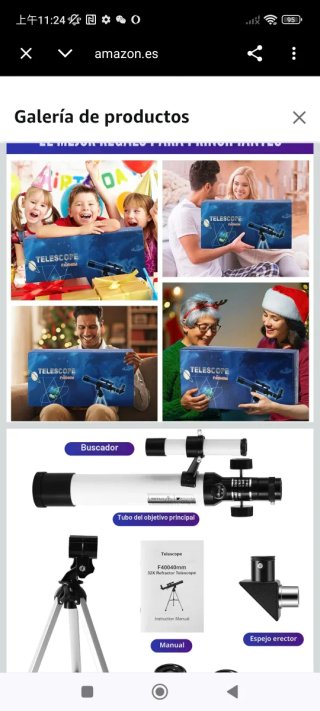 Telescopio Uverbon F40040 para Niños