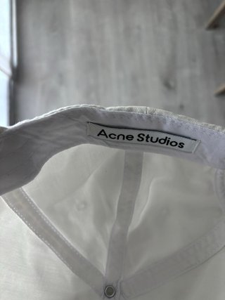 Gorra Acne Studios Blanca 1996