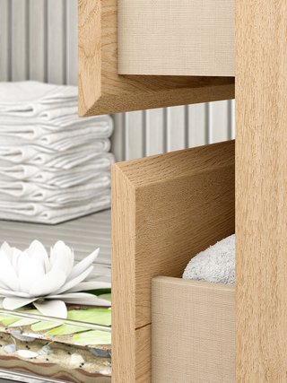 Mueble de baño moderno de 60 cm