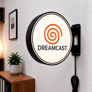 Cartel Luminoso LED Dreamcast Doble Cara