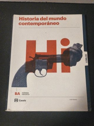 Historia del mundo contemporáneo, Hi Bachillerato