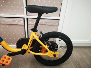 Bicicleta infantil B'TWIN 14 amarilla