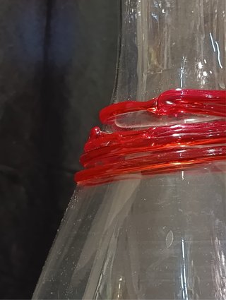 Vaso in vetro di Murano