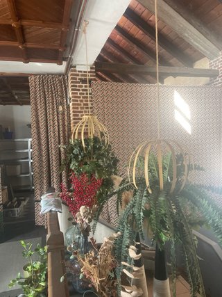 Lámpara colgante decorativa de hierro 4und
