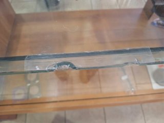 Mostrador Vitrina Madera y Cristal