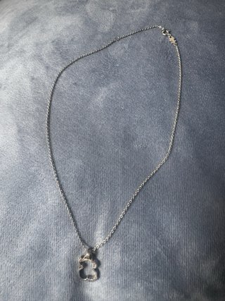 Collar Tous Plata Silueta Oso