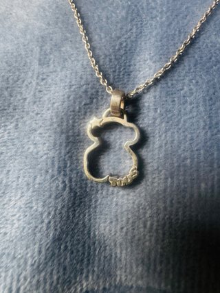 Collar Tous Plata Silueta Oso