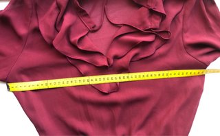 Vestido midi burdeos EROS talla 46