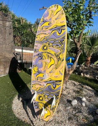 Tabla de surf OLAIAN 6' 40L espuma / Surf Board