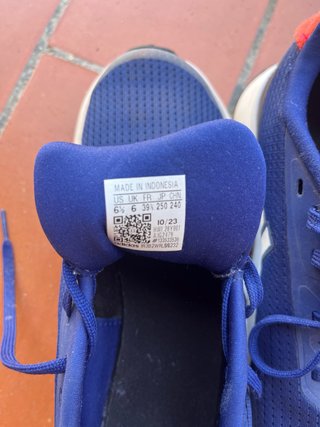 Zapatillas Adidas Running Azul y Blanco
