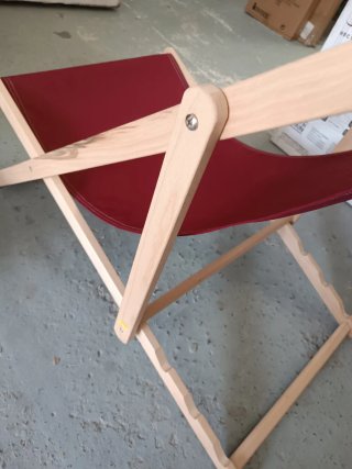 Tumbona de madera  plegable