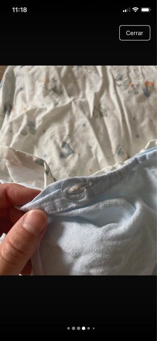 Funda nórdica y relleno para cuna de bebé