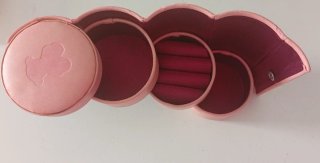 Joyero de viaje Tous rosa con bolsa original