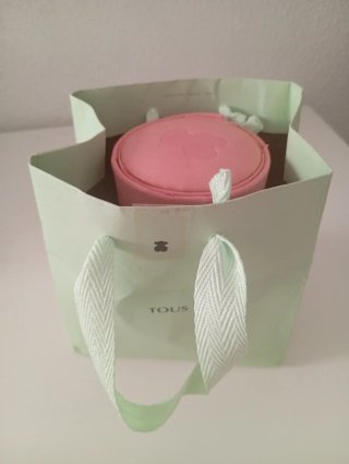Joyero de viaje Tous rosa con bolsa original
