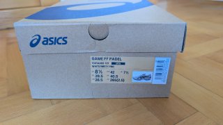 Zapatillas pádel Asics Game FF 42 nuevas