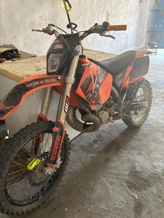 KTM Motocross Negro/Naranja