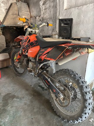 KTM Motocross Negro/Naranja