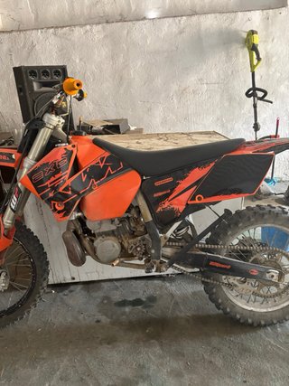 KTM Motocross Negro/Naranja
