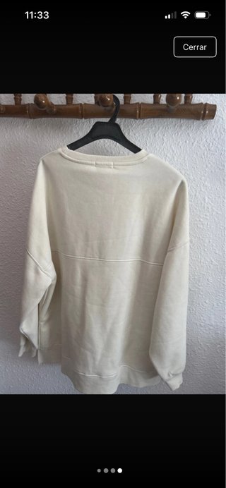 Sudadera beige CREATE THE FUTURE