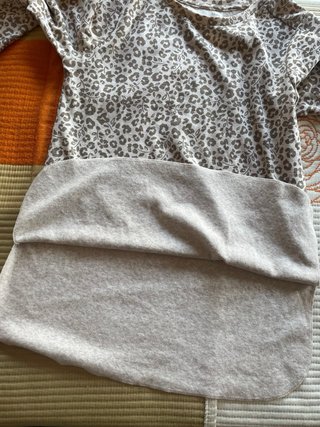 Camiseta manga larga estampado animal print