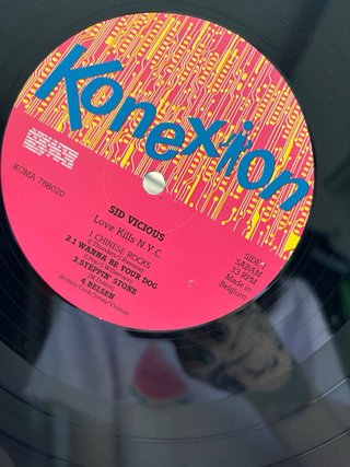 Sid Vicious Love Kills N.Y.C. LP 12 33 giri