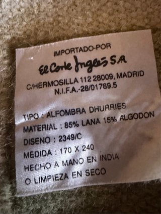 Alfombra El Corte Inglés Multicolor