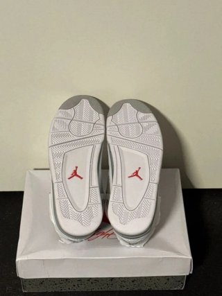 Jordan 4 Retro White Oreo Talla 44