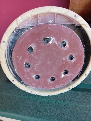 Lijadora circular azul