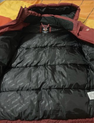 Chaqueta Dickies acolchada roja