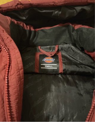 Chaqueta Dickies acolchada roja
