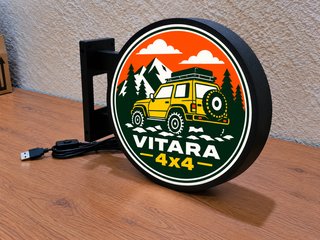 Cartel Luminoso Vitara 4x4