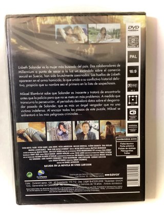 Trilogía Millenium DVD PRECINTADA NUEVA