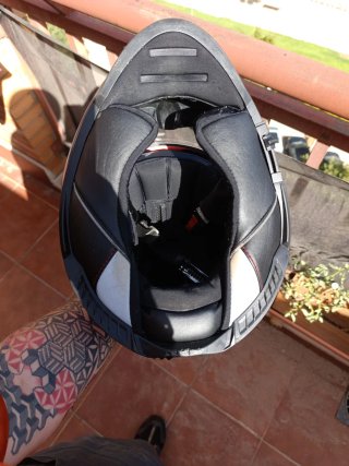 Casco LS2 Storm Rojo y Negro talla L