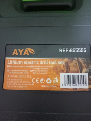 Maletín Herramientas y Taladro 21V