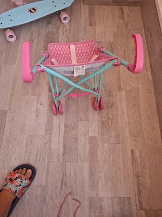 Carrito Bebés Llorones rosa y azul
