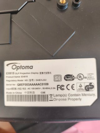 Proyector Optoma Negro