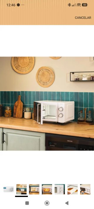 Microondas Cecotec Proclean 3120 Sin estrenar.