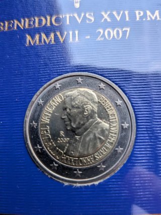 25 Portafoglio 2 euro Vaticano Commemorativo 2002-2021