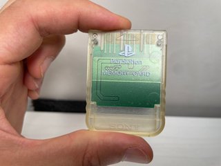 Memory Card Sony PS1 Originale SCPH-1190 Clear Tra