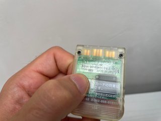 Memory Card Sony PS1 Originale SCPH-1190 Clear Tra