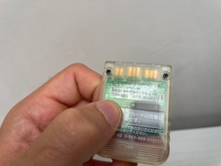 Memory Card Sony PS1 Originale SCPH-1190 Clear Tra