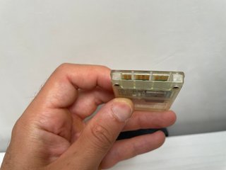 Memory Card Sony PS1 Originale SCPH-1190 Clear Tra