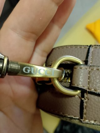 Borsa Gucci marrone e multicolore