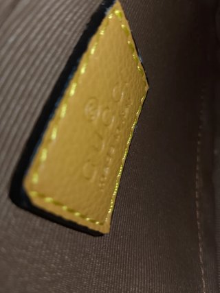 Borsa Gucci marrone e multicolore