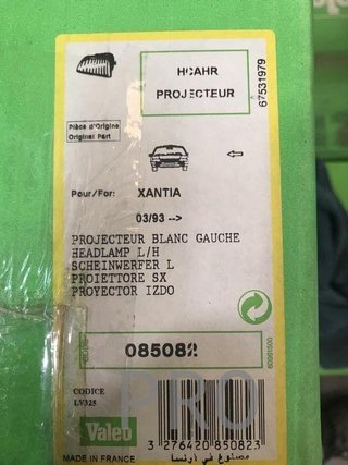 Faro Citroen xantia izquierdo nuevo
