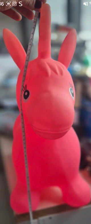 Unicornio saltarin rosa