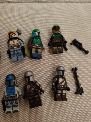 Lote Figuras Lego Star Wars Mandalorianos