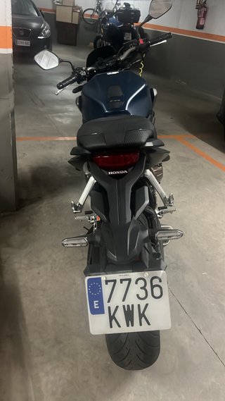 Honda CB 650 R Azul/Gris Naked limitada A2