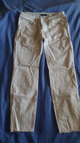 Pantalones pitillo Salsa blancos